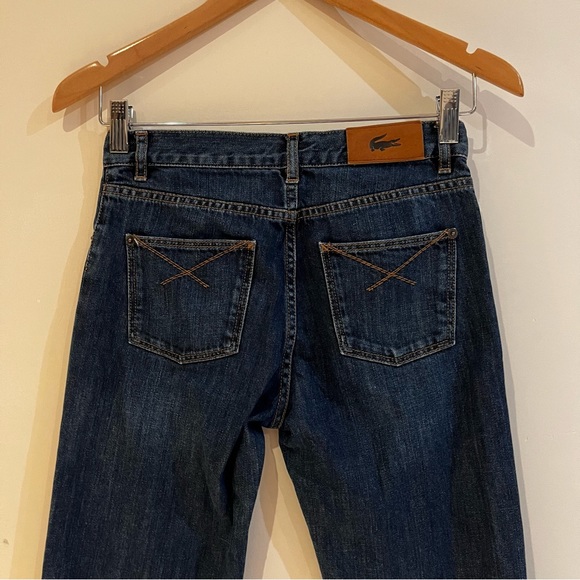 Lacoste straight cut denim jeans pants. design in France - Picture 4 of 8